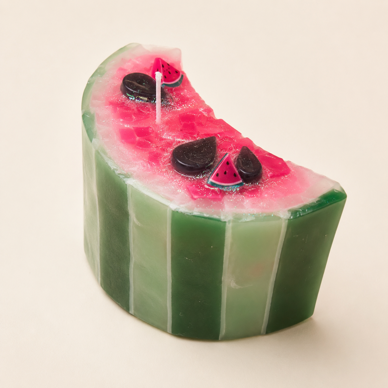 Watermelon candle made at Glow Candle Lounge